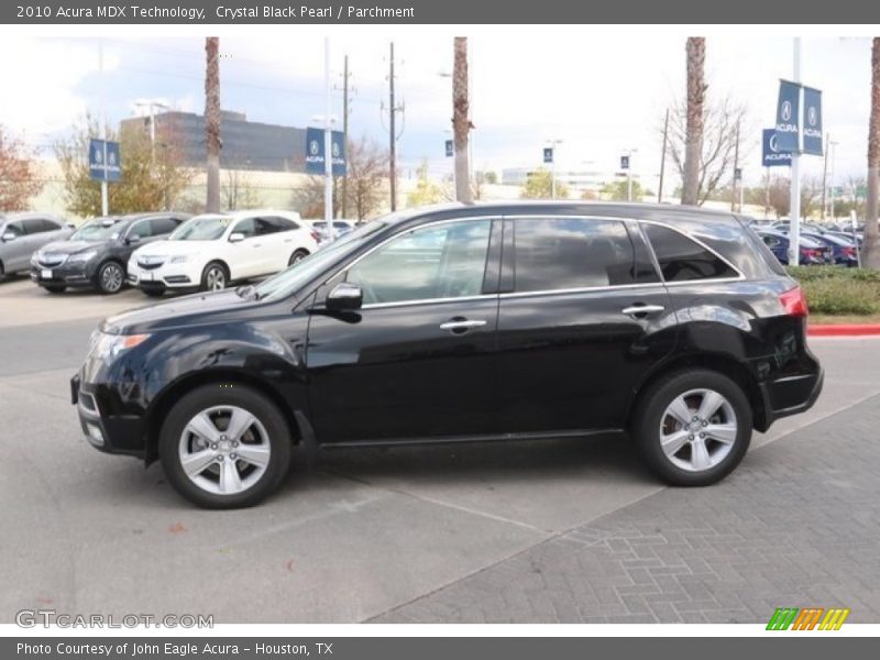 Crystal Black Pearl / Parchment 2010 Acura MDX Technology