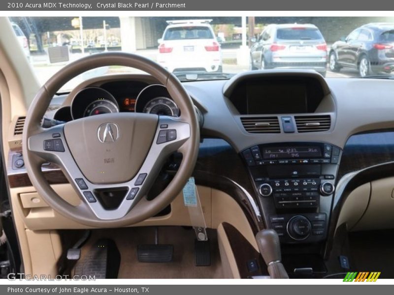 Crystal Black Pearl / Parchment 2010 Acura MDX Technology