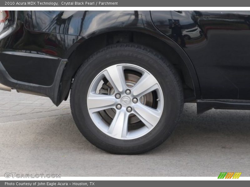 Crystal Black Pearl / Parchment 2010 Acura MDX Technology