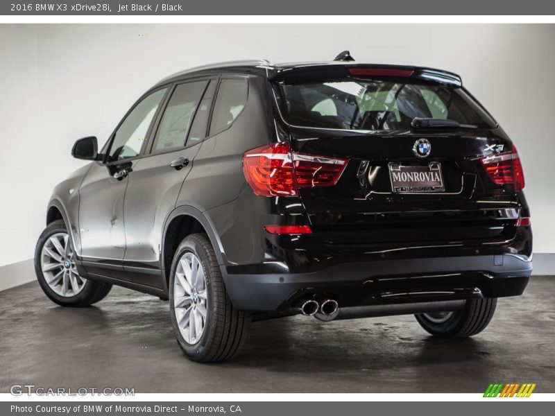 Jet Black / Black 2016 BMW X3 xDrive28i
