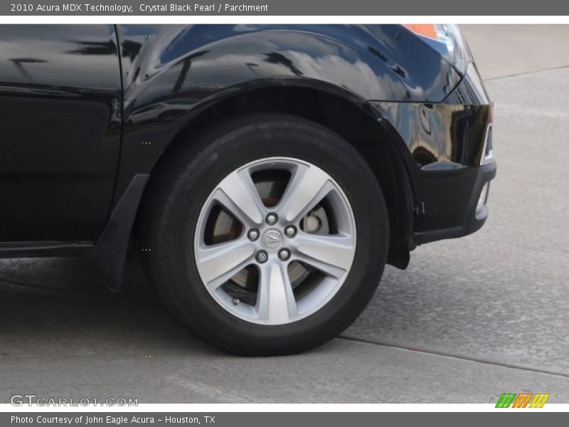 Crystal Black Pearl / Parchment 2010 Acura MDX Technology