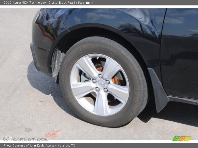 Crystal Black Pearl / Parchment 2010 Acura MDX Technology