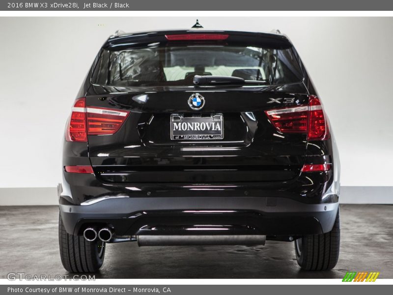 Jet Black / Black 2016 BMW X3 xDrive28i