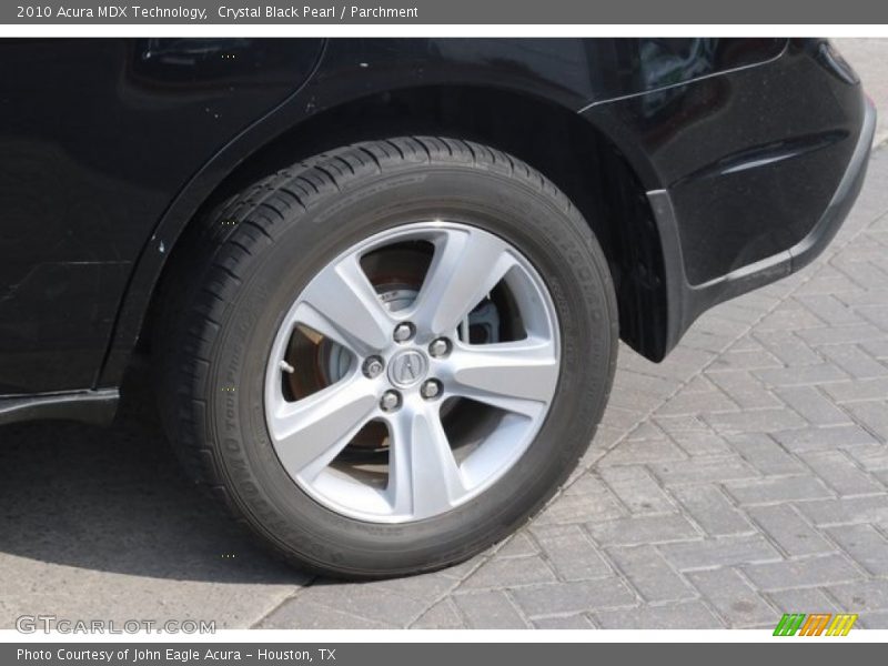 Crystal Black Pearl / Parchment 2010 Acura MDX Technology