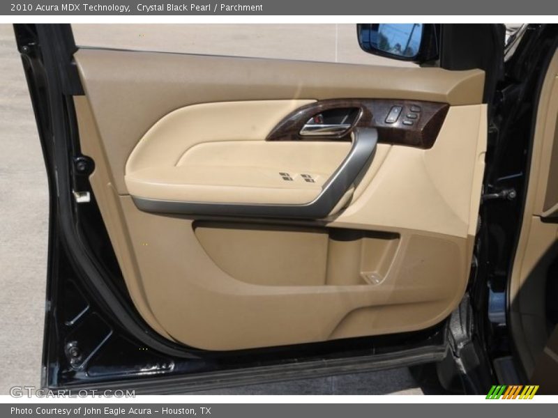 Crystal Black Pearl / Parchment 2010 Acura MDX Technology