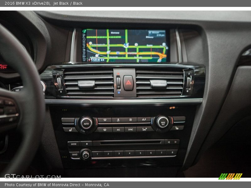 Jet Black / Black 2016 BMW X3 xDrive28i