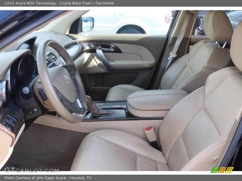 Crystal Black Pearl / Parchment 2010 Acura MDX Technology