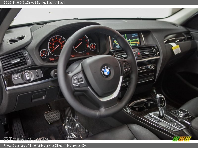 Jet Black / Black 2016 BMW X3 xDrive28i