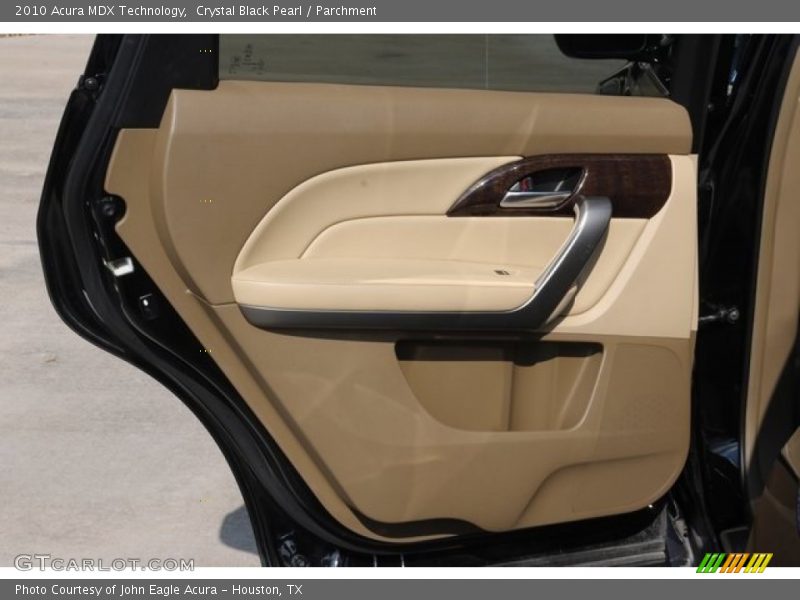 Crystal Black Pearl / Parchment 2010 Acura MDX Technology