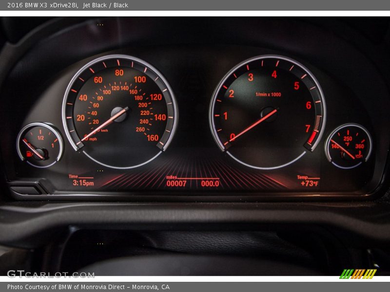 Jet Black / Black 2016 BMW X3 xDrive28i