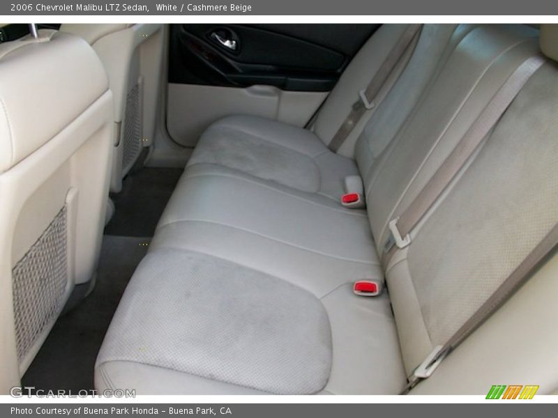 White / Cashmere Beige 2006 Chevrolet Malibu LTZ Sedan