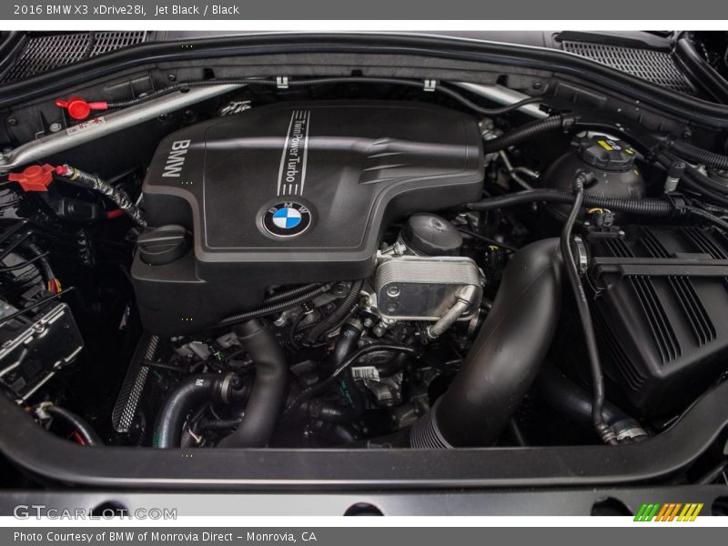 Jet Black / Black 2016 BMW X3 xDrive28i