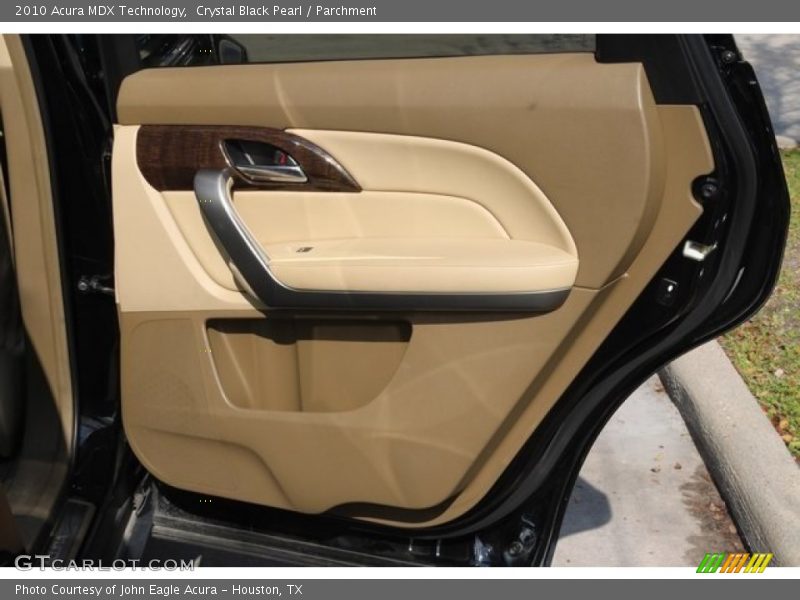 Crystal Black Pearl / Parchment 2010 Acura MDX Technology