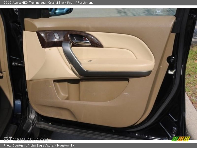 Crystal Black Pearl / Parchment 2010 Acura MDX Technology