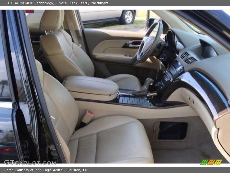 Crystal Black Pearl / Parchment 2010 Acura MDX Technology