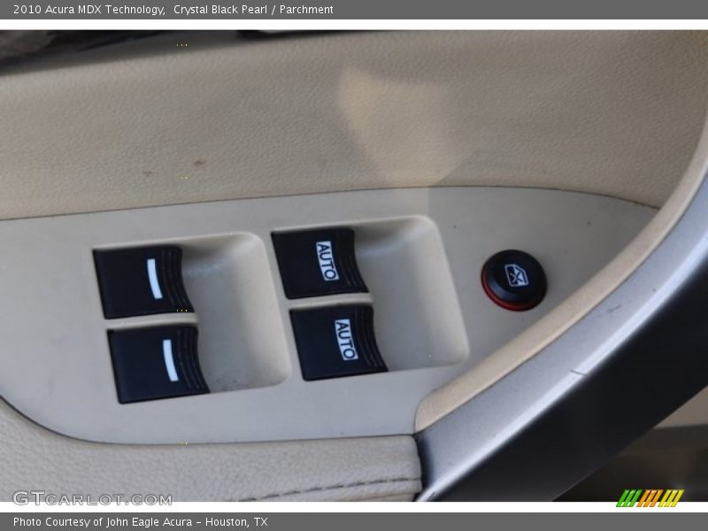 Crystal Black Pearl / Parchment 2010 Acura MDX Technology