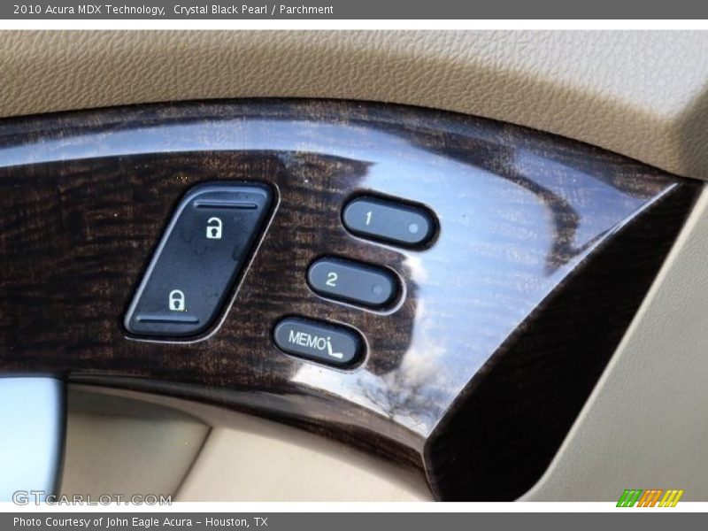 Crystal Black Pearl / Parchment 2010 Acura MDX Technology