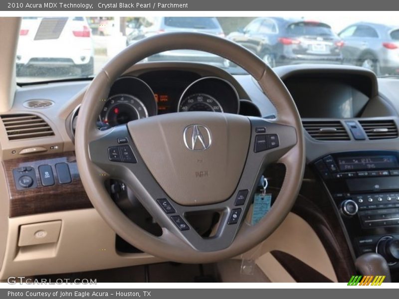 Crystal Black Pearl / Parchment 2010 Acura MDX Technology