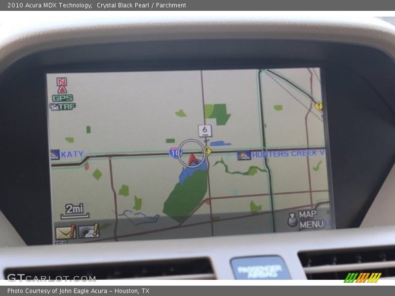 Crystal Black Pearl / Parchment 2010 Acura MDX Technology