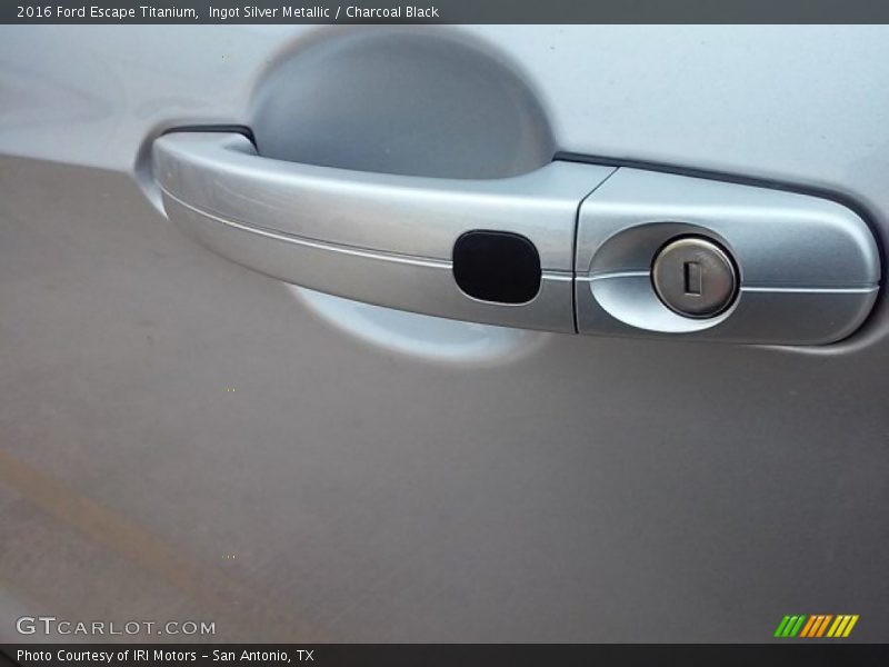 Ingot Silver Metallic / Charcoal Black 2016 Ford Escape Titanium