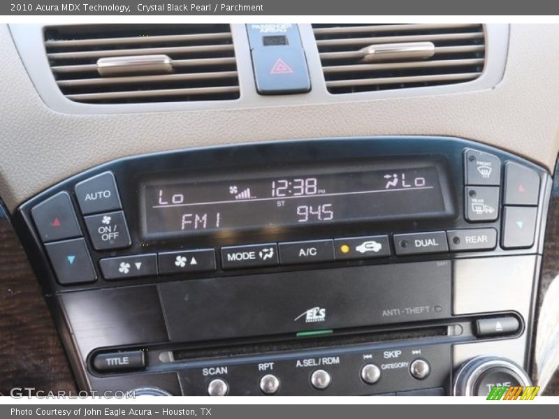 Crystal Black Pearl / Parchment 2010 Acura MDX Technology