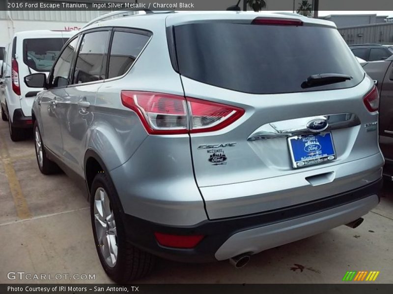 Ingot Silver Metallic / Charcoal Black 2016 Ford Escape Titanium