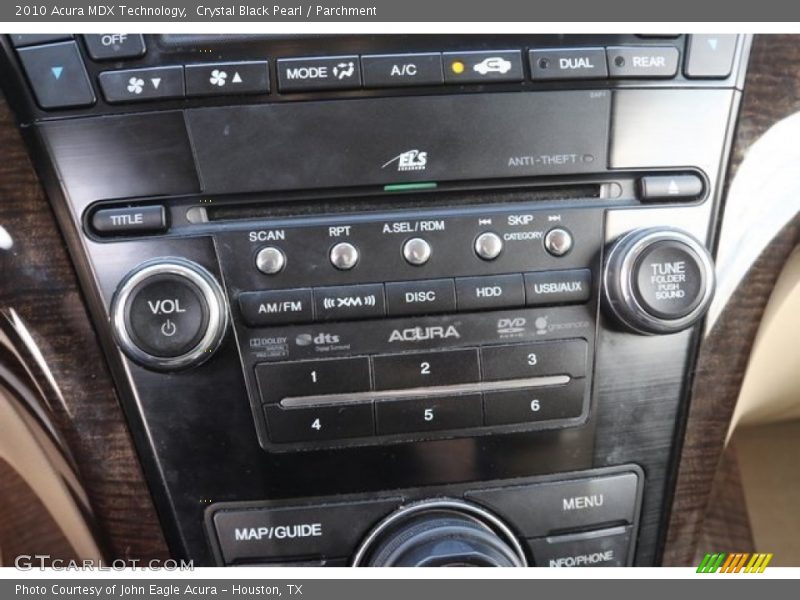 Crystal Black Pearl / Parchment 2010 Acura MDX Technology