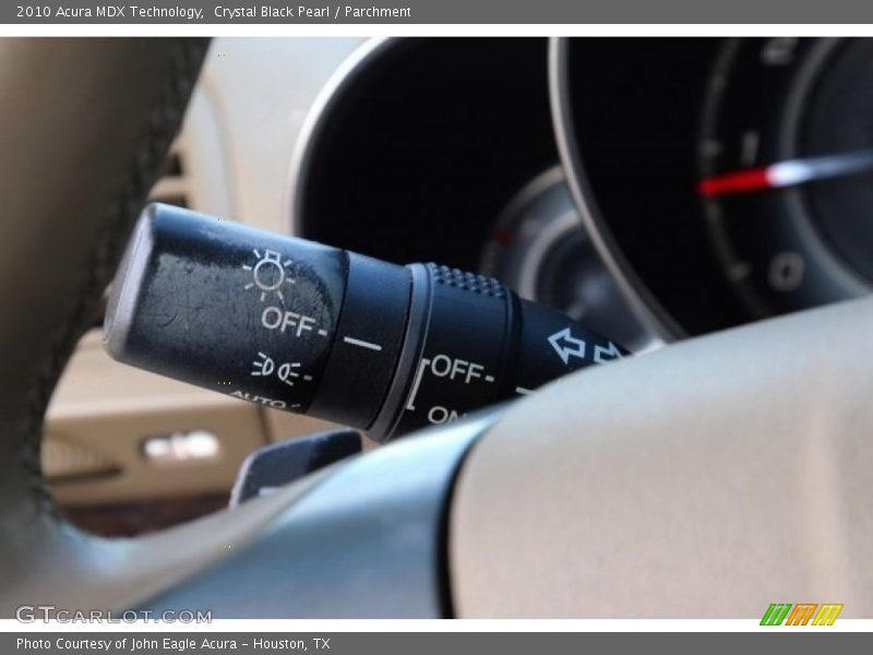 Crystal Black Pearl / Parchment 2010 Acura MDX Technology