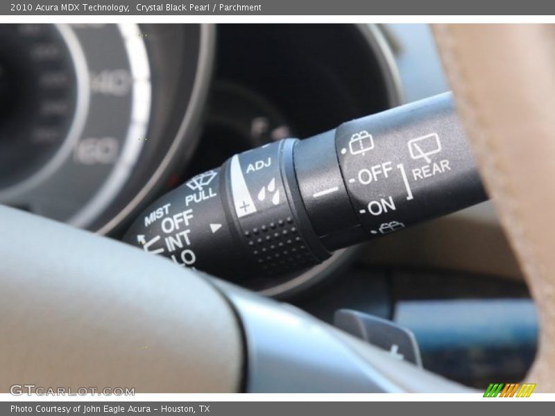 Crystal Black Pearl / Parchment 2010 Acura MDX Technology