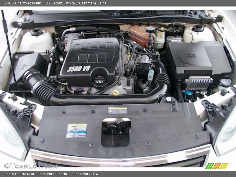 White / Cashmere Beige 2006 Chevrolet Malibu LTZ Sedan