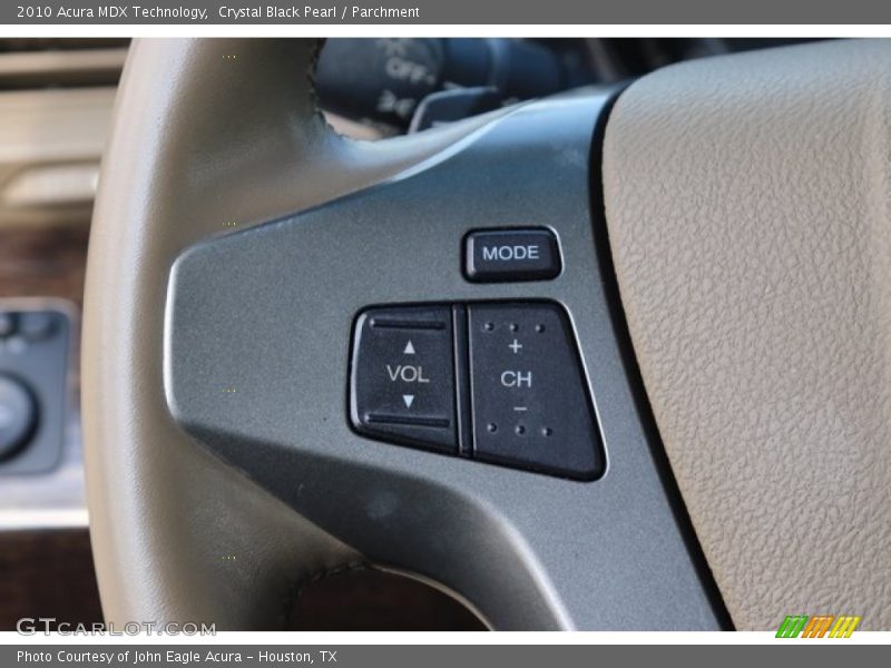 Crystal Black Pearl / Parchment 2010 Acura MDX Technology