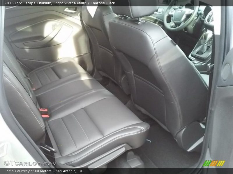 Ingot Silver Metallic / Charcoal Black 2016 Ford Escape Titanium