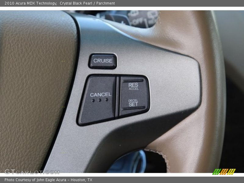 Crystal Black Pearl / Parchment 2010 Acura MDX Technology