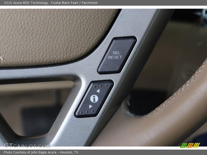Crystal Black Pearl / Parchment 2010 Acura MDX Technology