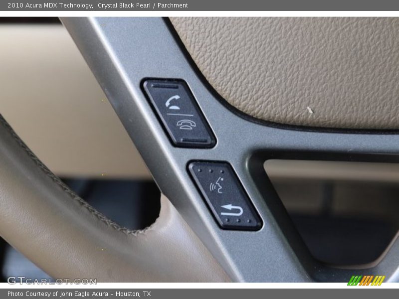 Crystal Black Pearl / Parchment 2010 Acura MDX Technology