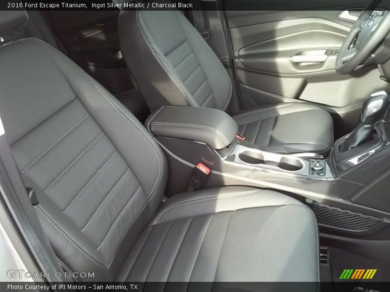 Ingot Silver Metallic / Charcoal Black 2016 Ford Escape Titanium