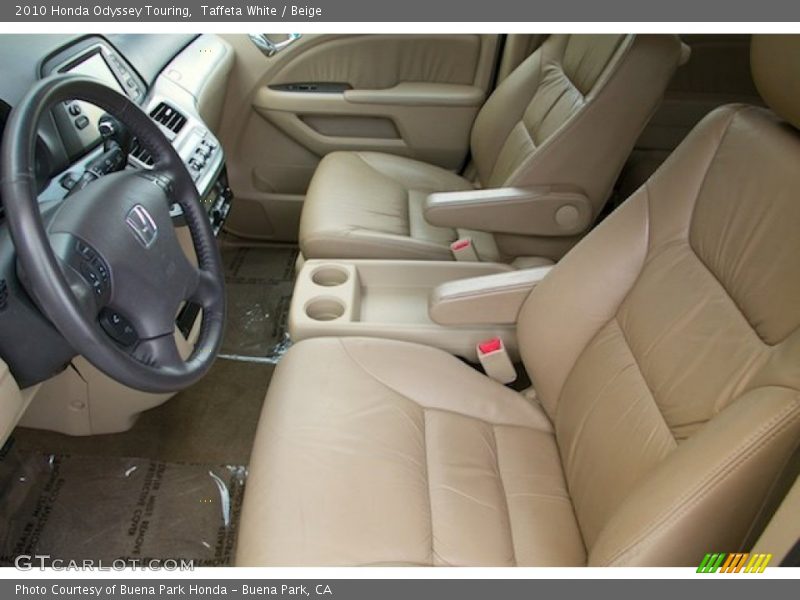 Taffeta White / Beige 2010 Honda Odyssey Touring