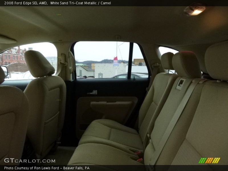 White Sand Tri-Coat Metallic / Camel 2008 Ford Edge SEL AWD