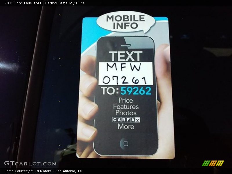Caribou Metallic / Dune 2015 Ford Taurus SEL
