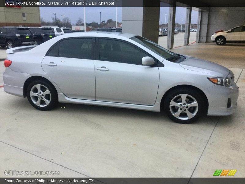 Classic Silver Metallic / Dark Charcoal 2011 Toyota Corolla S