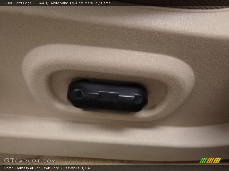 White Sand Tri-Coat Metallic / Camel 2008 Ford Edge SEL AWD