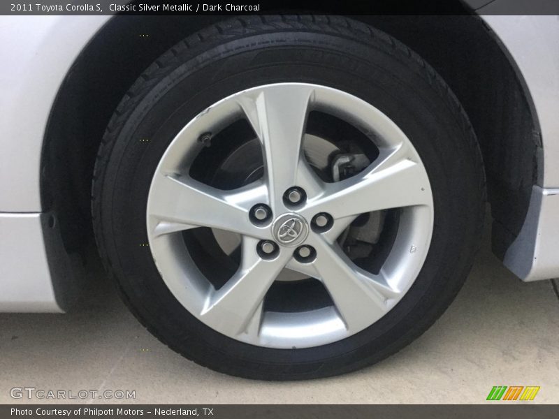 Classic Silver Metallic / Dark Charcoal 2011 Toyota Corolla S