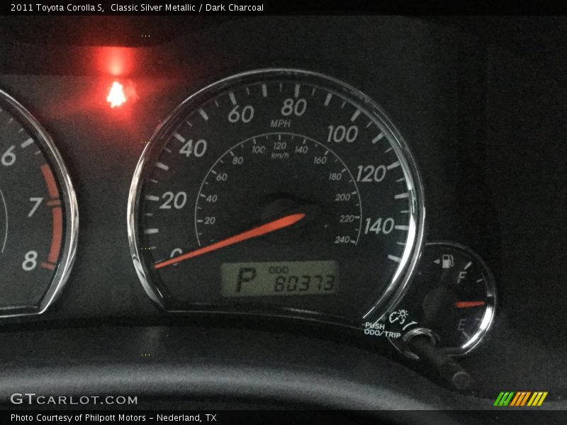 Classic Silver Metallic / Dark Charcoal 2011 Toyota Corolla S