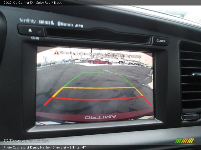 Spicy Red / Black 2012 Kia Optima SX
