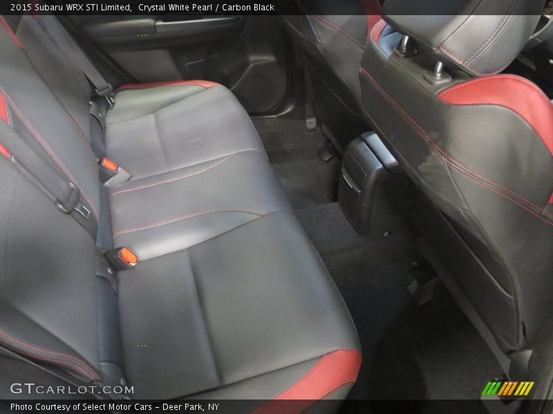 Crystal White Pearl / Carbon Black 2015 Subaru WRX STI Limited