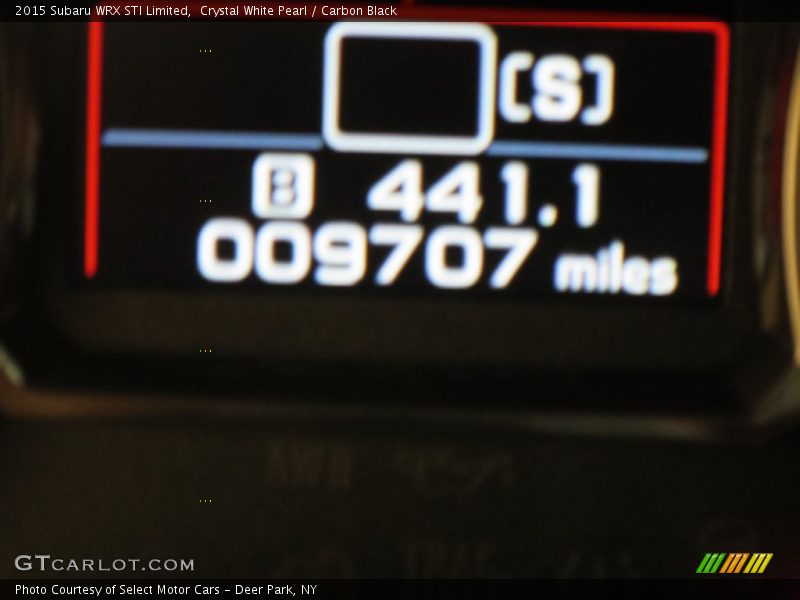 Crystal White Pearl / Carbon Black 2015 Subaru WRX STI Limited