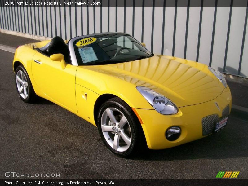 Mean Yellow / Ebony 2008 Pontiac Solstice Roadster