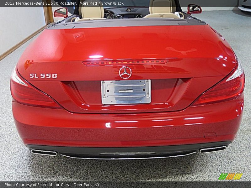 Mars Red / Brown/Black 2013 Mercedes-Benz SL 550 Roadster