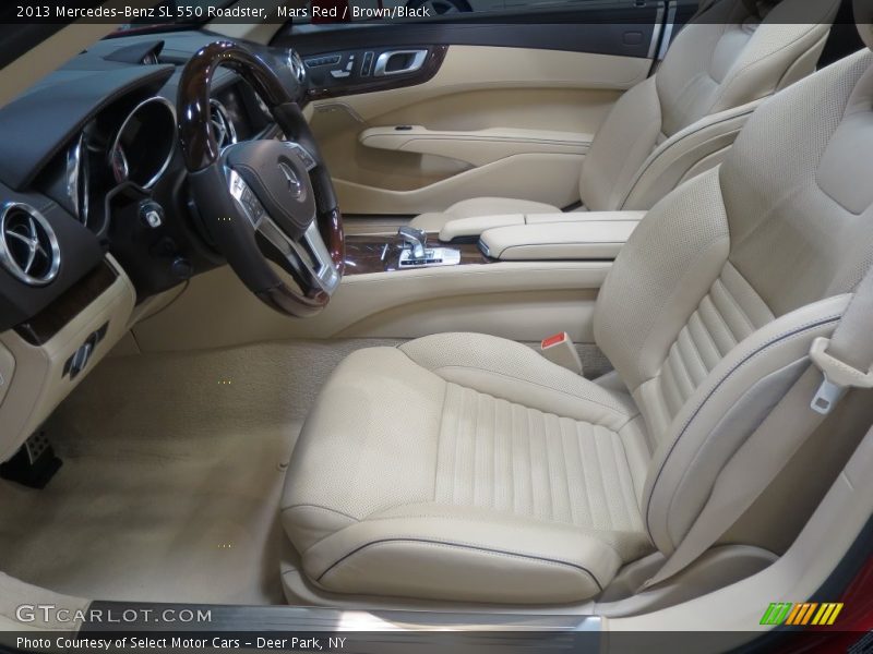 Mars Red / Brown/Black 2013 Mercedes-Benz SL 550 Roadster