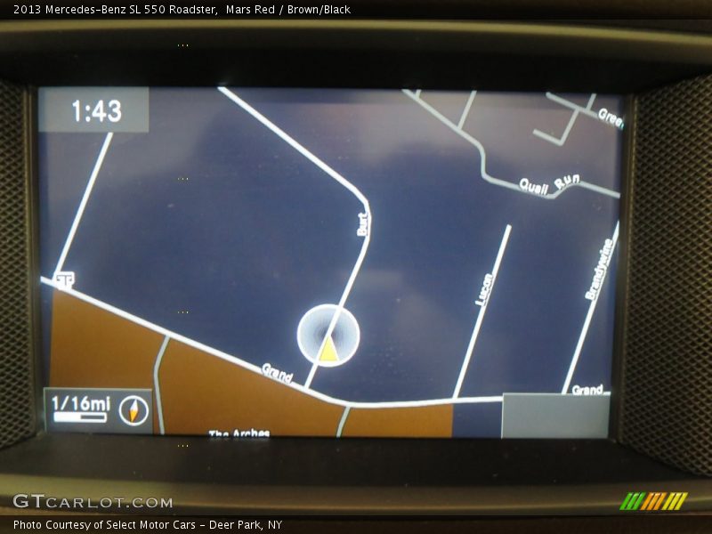 Mars Red / Brown/Black 2013 Mercedes-Benz SL 550 Roadster
